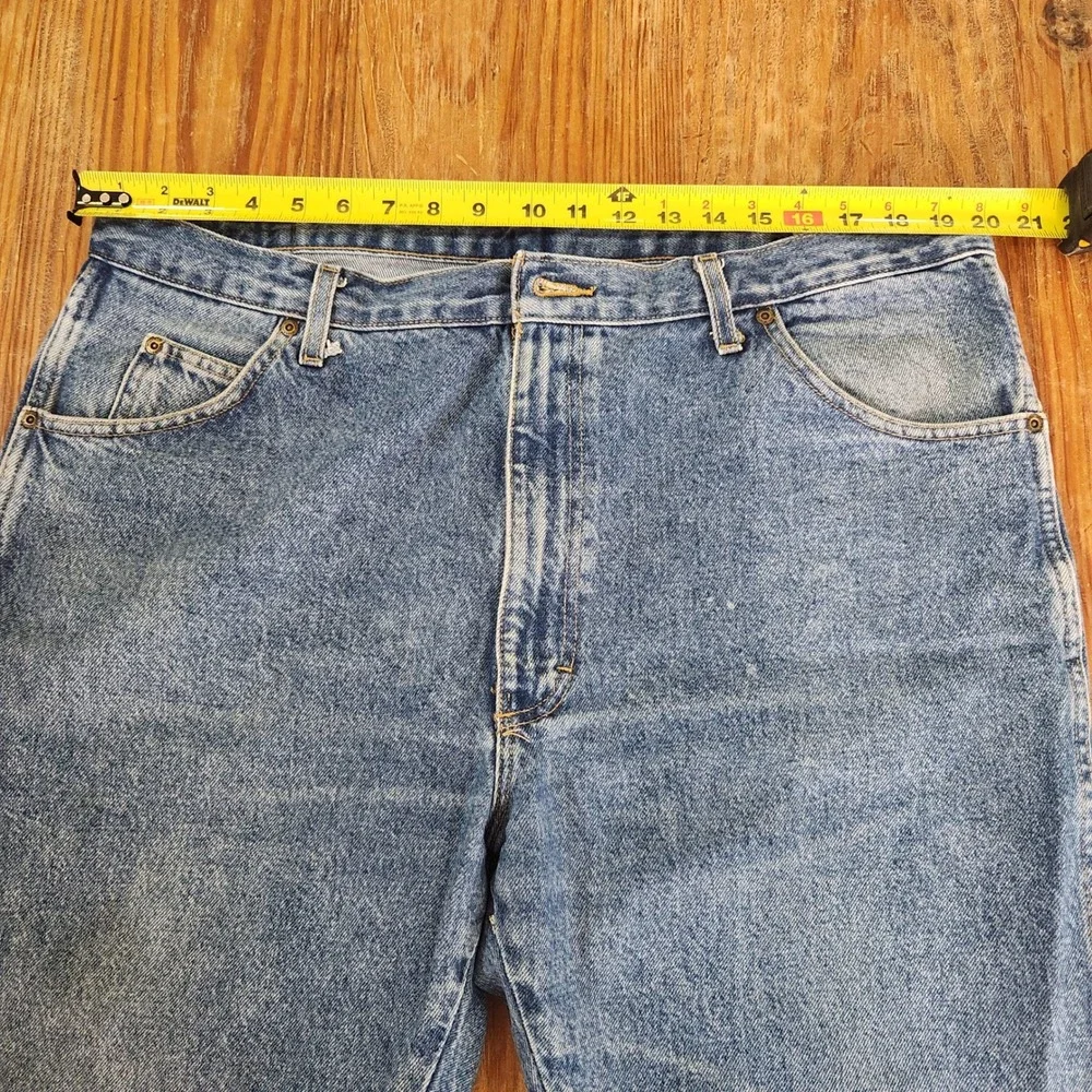 Wrangler‎ Denim Men's Light Blue Straight Jeans Size 40x29 Pants 96501DS
